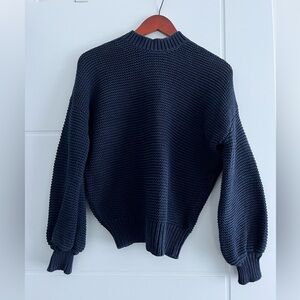 Alex Mill Navy Button Back Cardigan Sweater